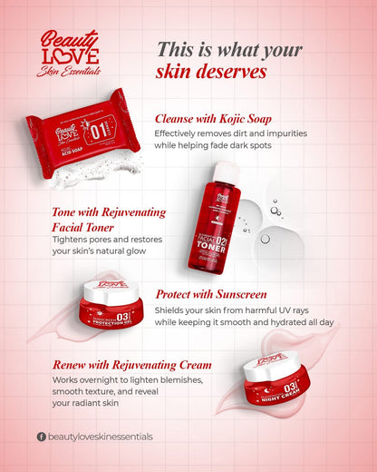 Beauty Love Skin Essentials - Rejuvenating Facial Set