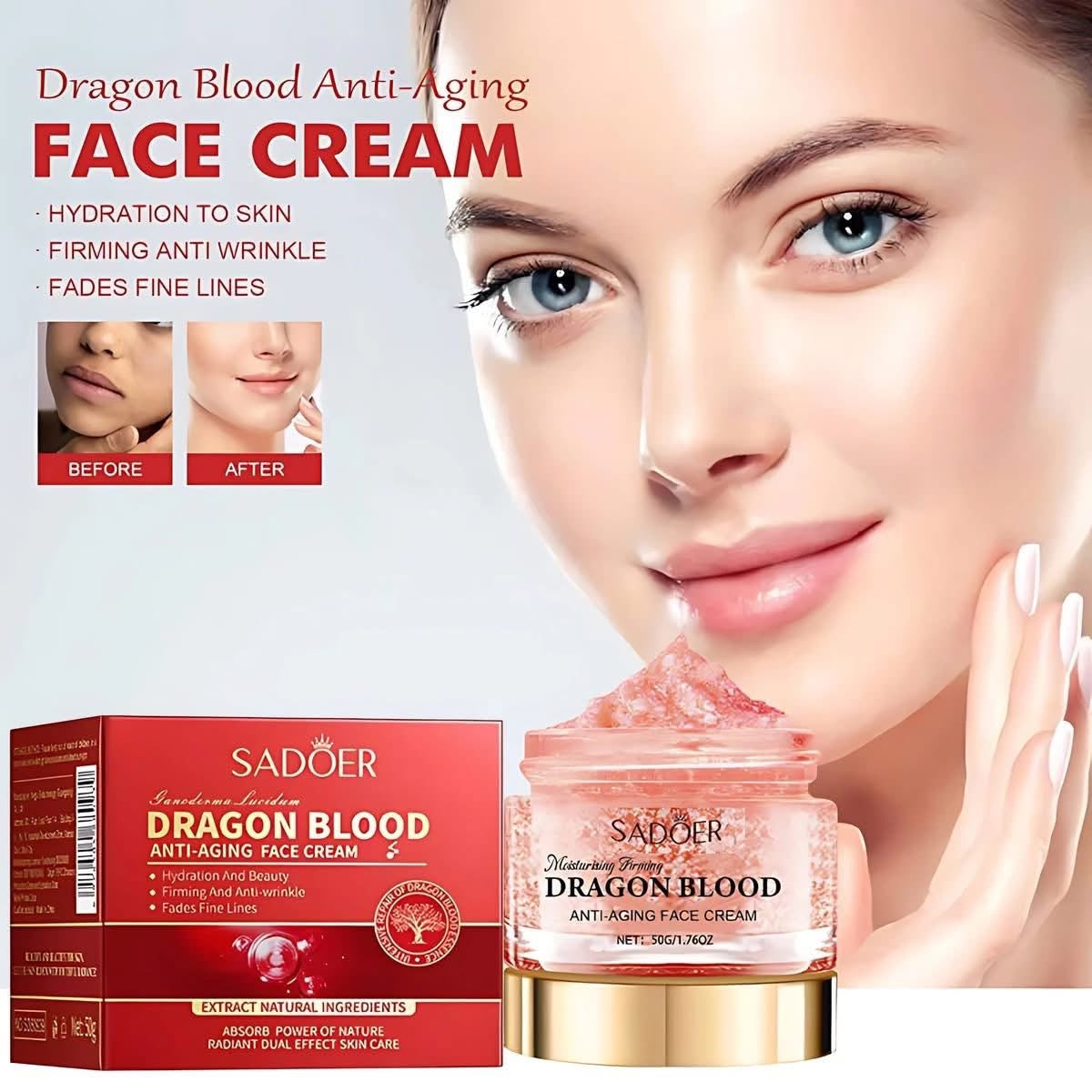 Sadoer Dragon Blood anti -aging & firming Face Cream -50g