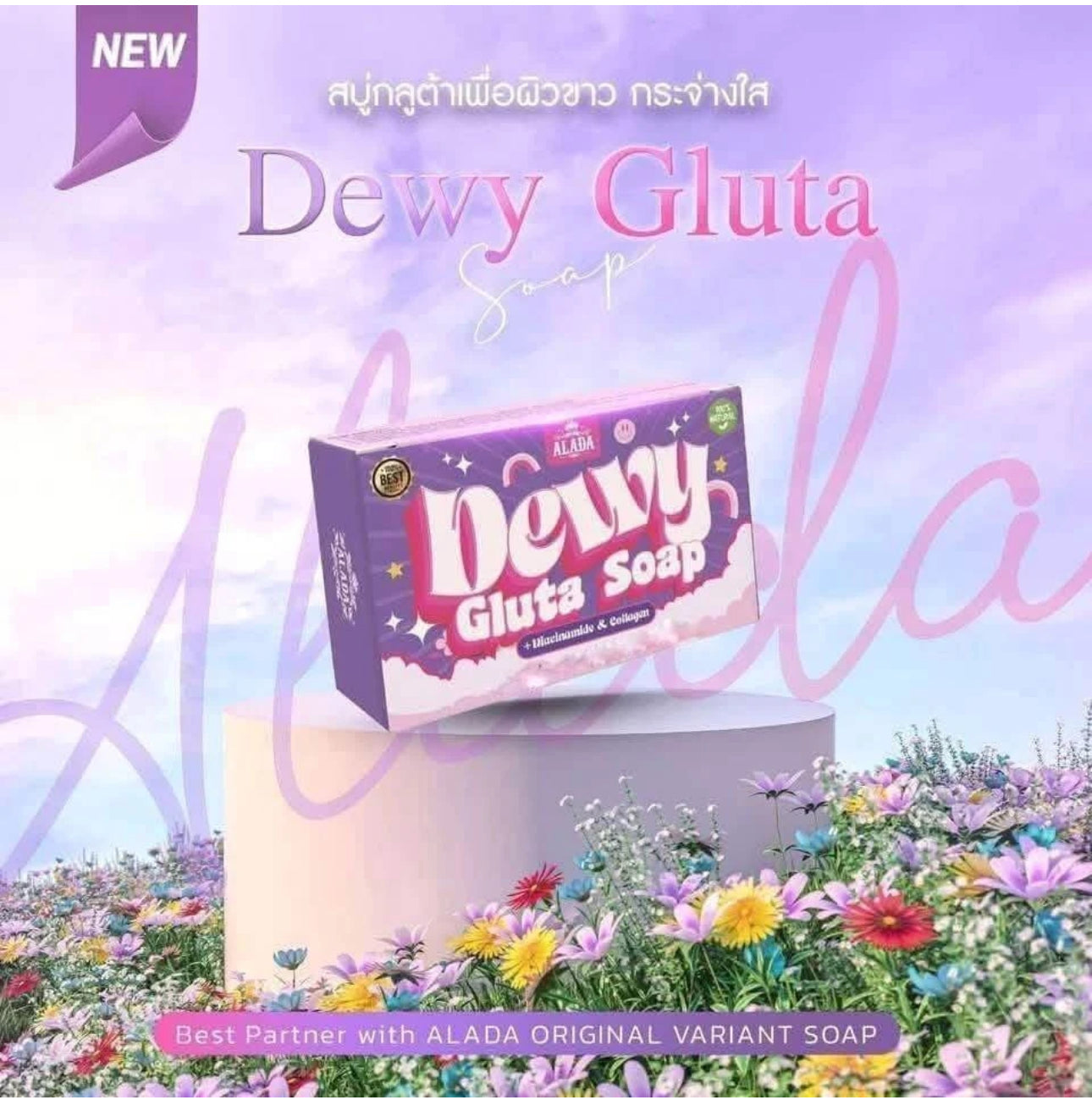 ALADA Dewey Gluta Soap + Niacinamide & Collagen Soap