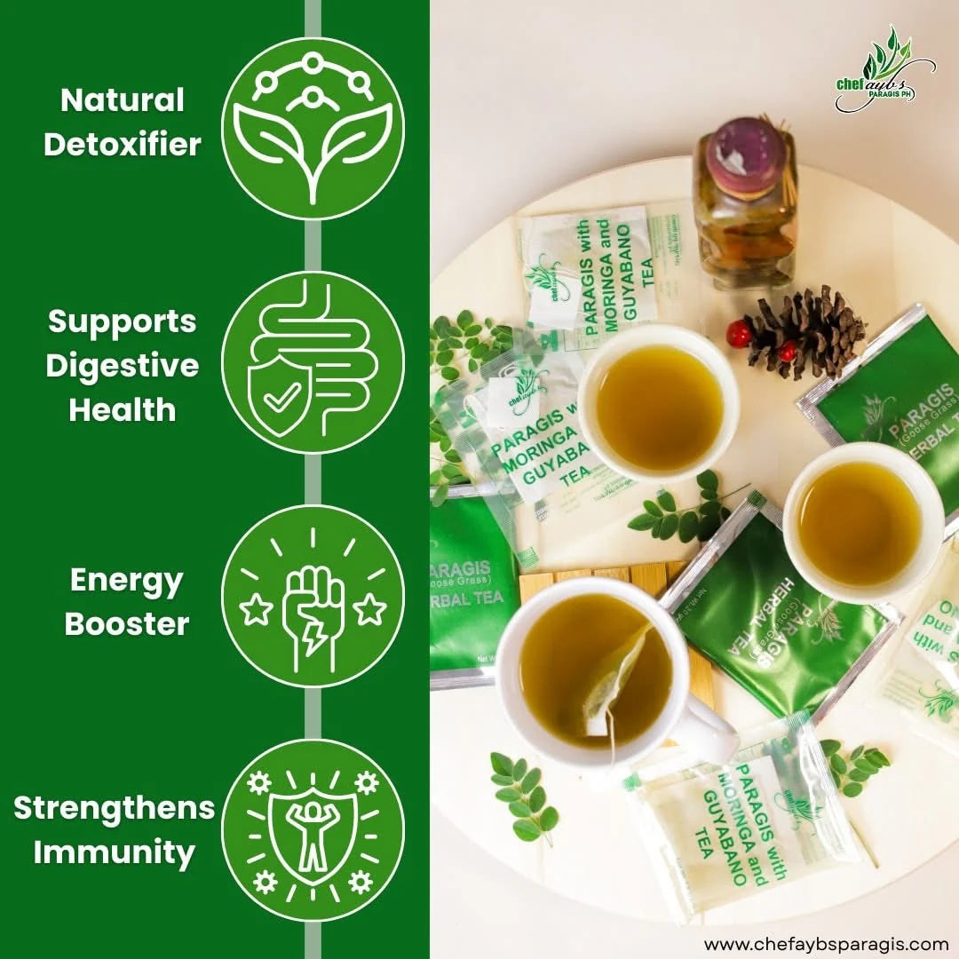 Paragis w/ moringa & Guyabano Tea 36g -20 tea bags
