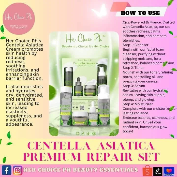 Her Choice PH - Centella Asiatica Premium Repair Set