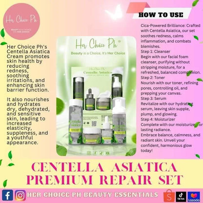 Her Choice PH - Centella Asiatica Premium Repair Set