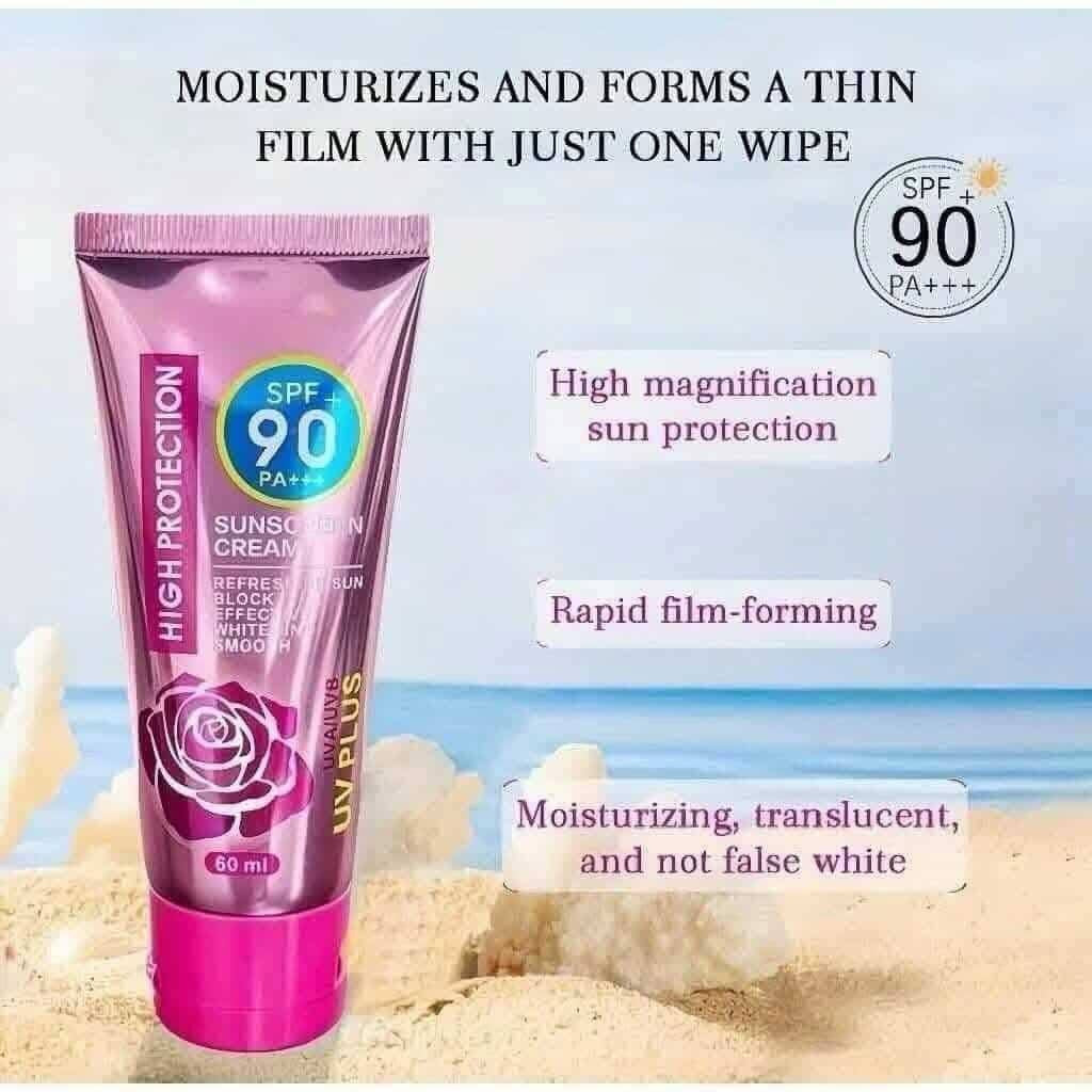 Kiss Beauty - Sunscreen cream SPF90+ PA+++ 60ML