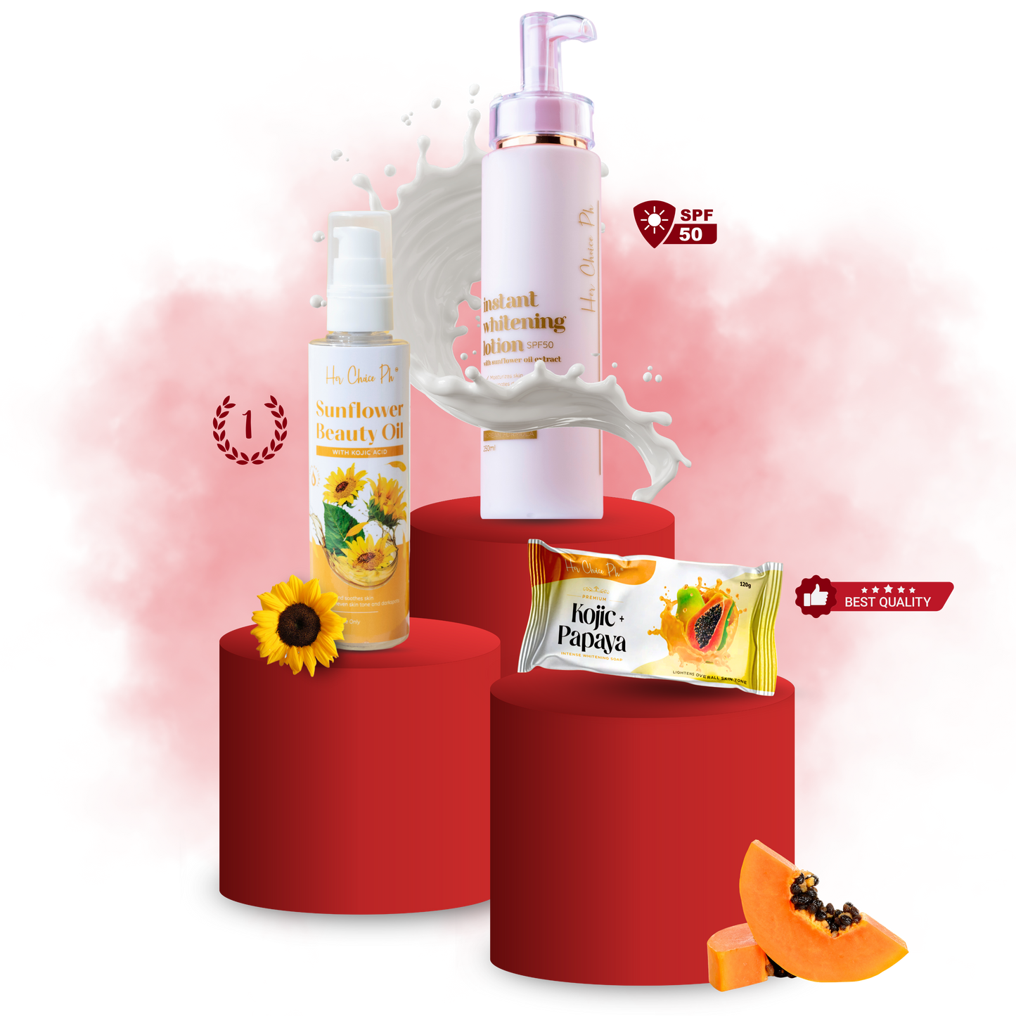 Her Choice Ph - Skin Care Trio Body whitening Set