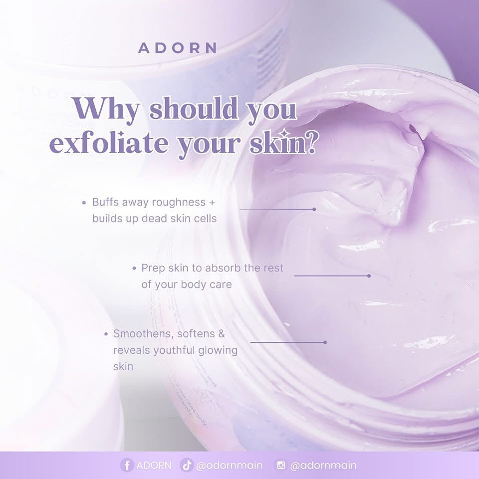 Adorn by. Calmskin Blueberry Whipped Scrub 250g