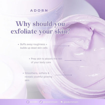 Adorn by. Calmskin Blueberry Whipped Scrub 250g