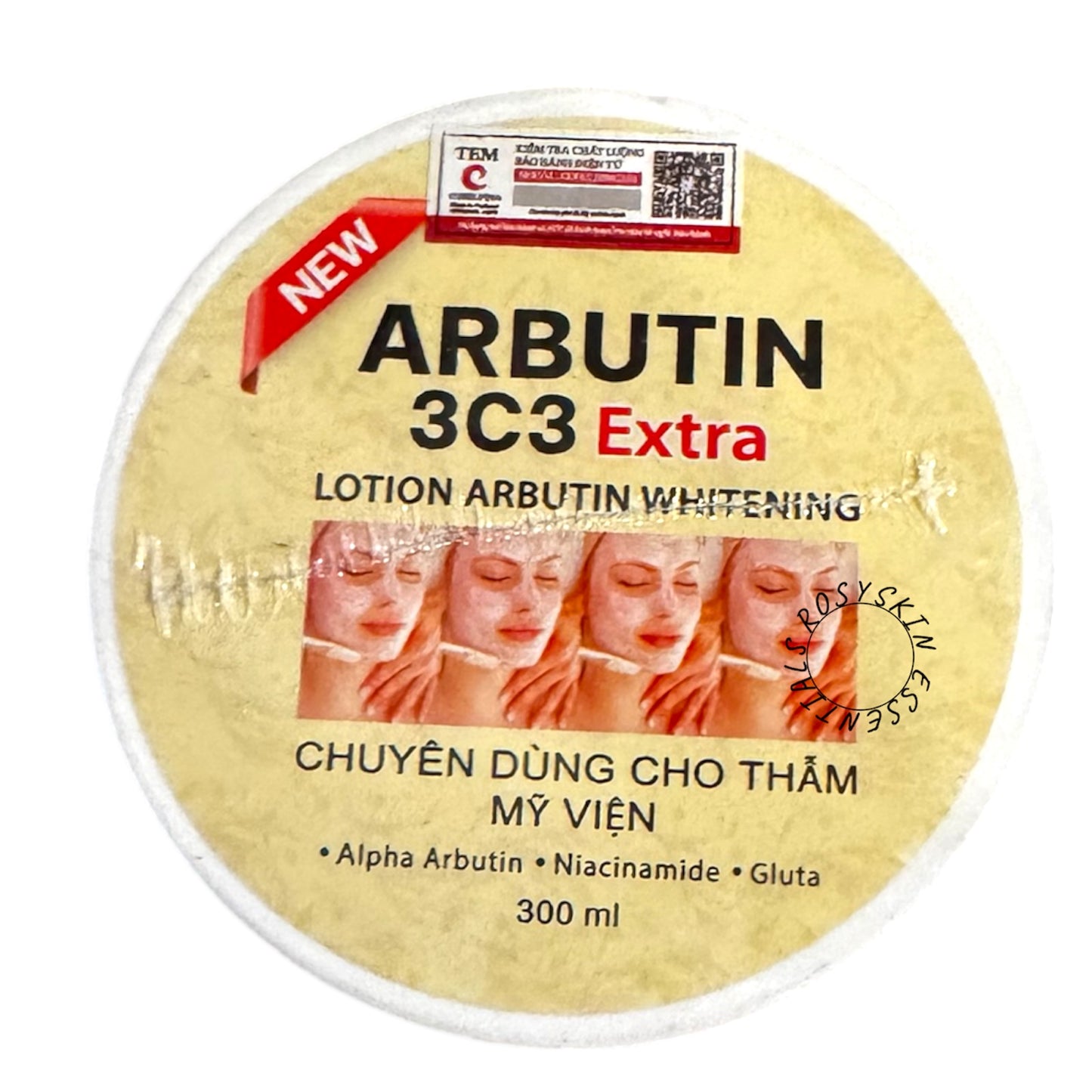 New Arbutin 3C3 EXTRA Skin Whitening Body Cream -300ML