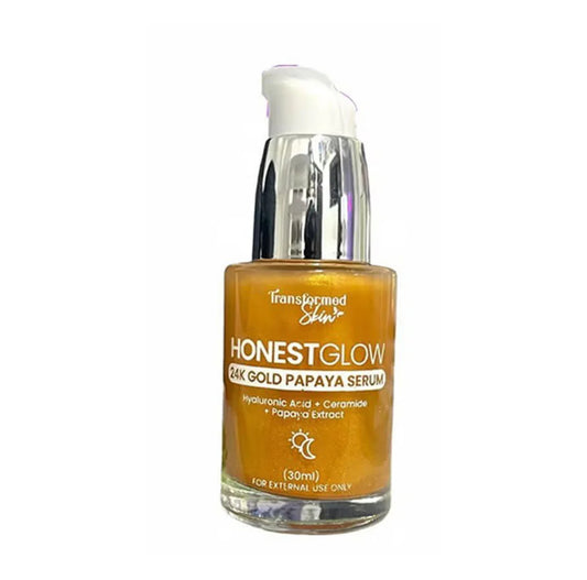 HonestGlow Transformed skin - 24k Gold Papaya Serum -30ml