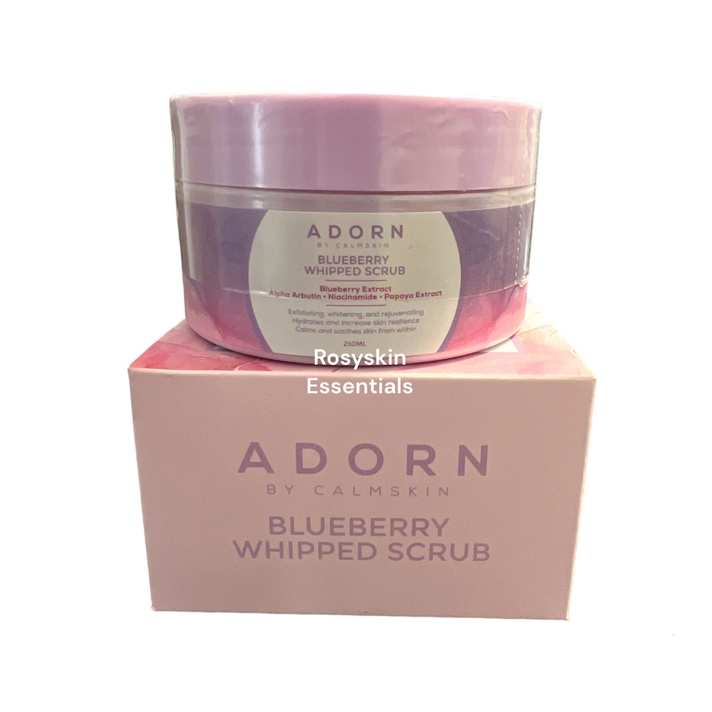 Adorn by. Calmskin Blueberry Whipped Scrub 250g