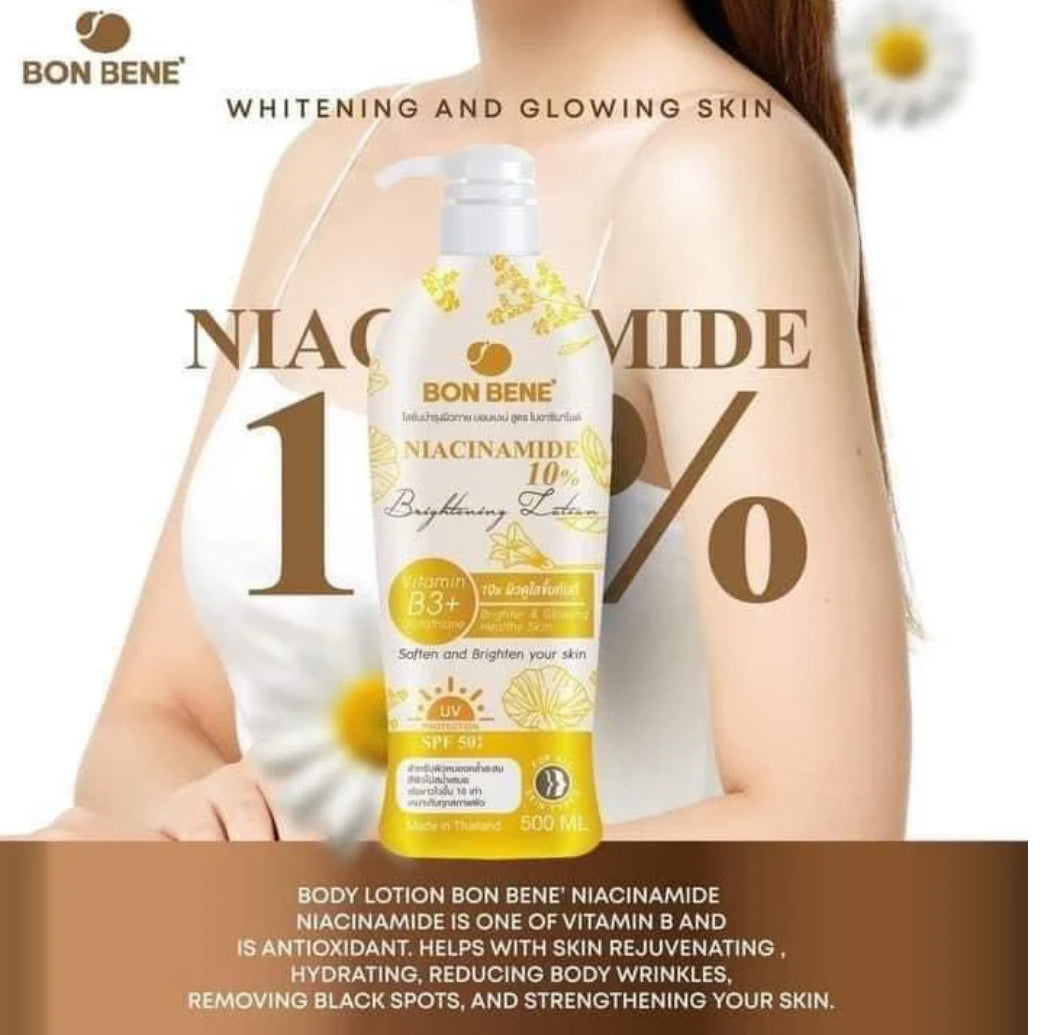 Bon-Bene Niacinamide Brightening Lotion With SPF50- 500ML