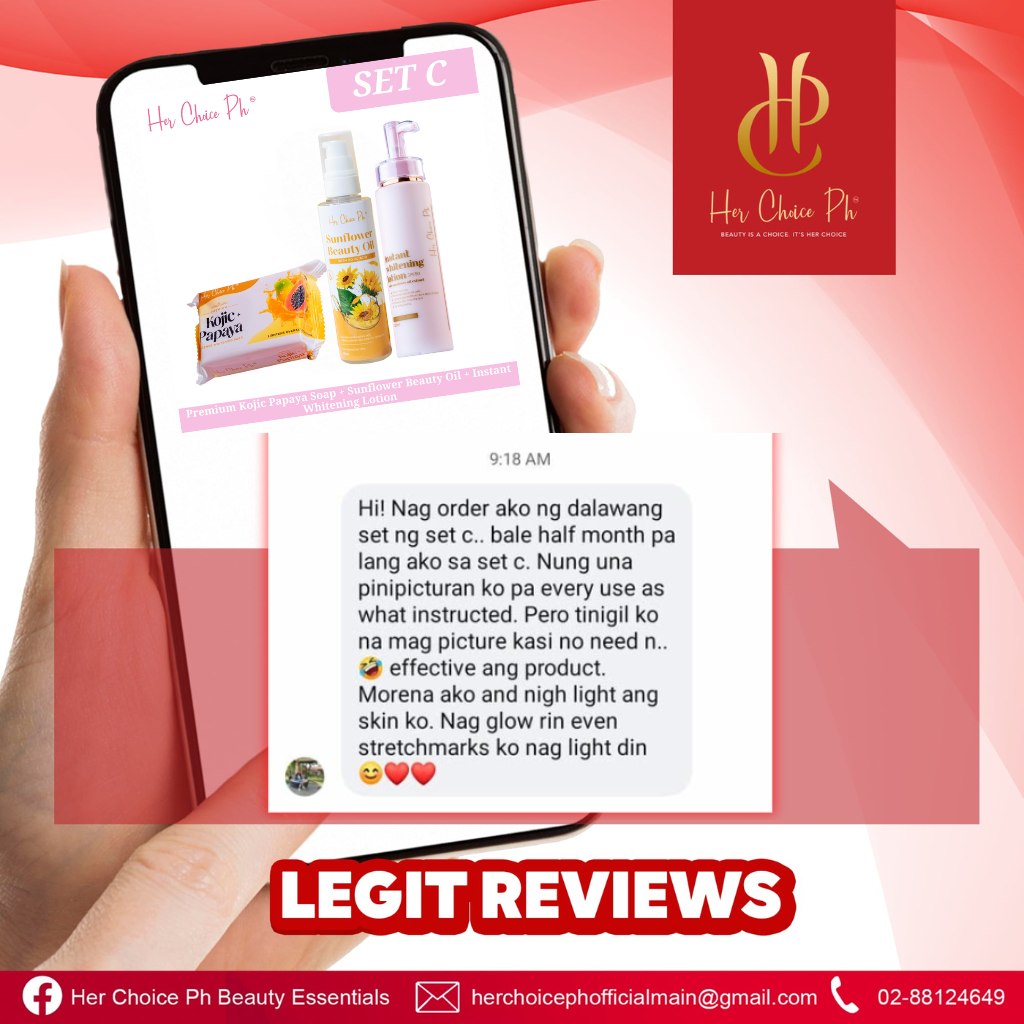 Her Choice Ph - Skin Care Trio Body whitening Set