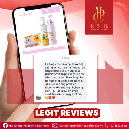 Her Choice Ph - Skin Care Trio Body whitening Set