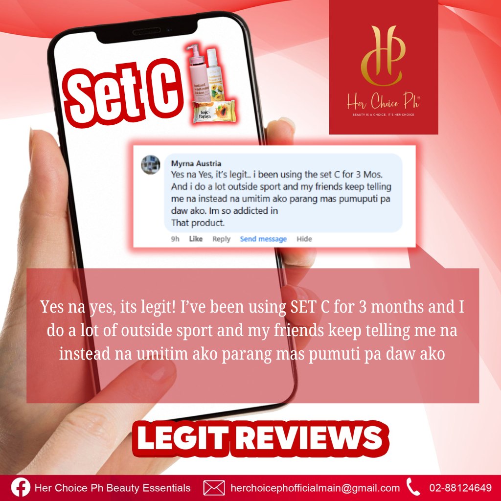 Her Choice Ph - Skin Care Trio Body whitening Set