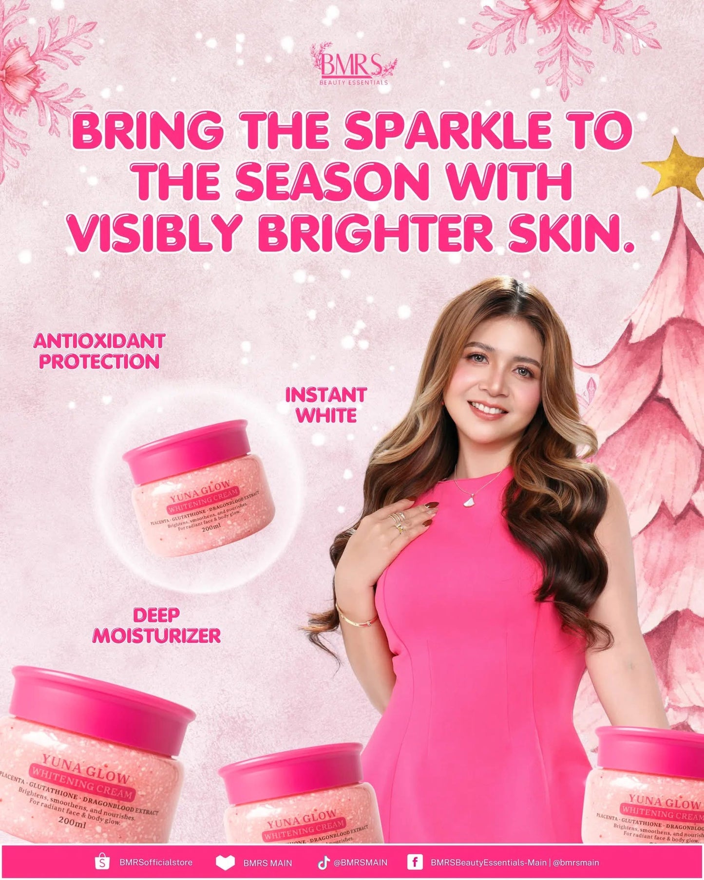 BMRS -YUNA Glow Whitening cream -200ml