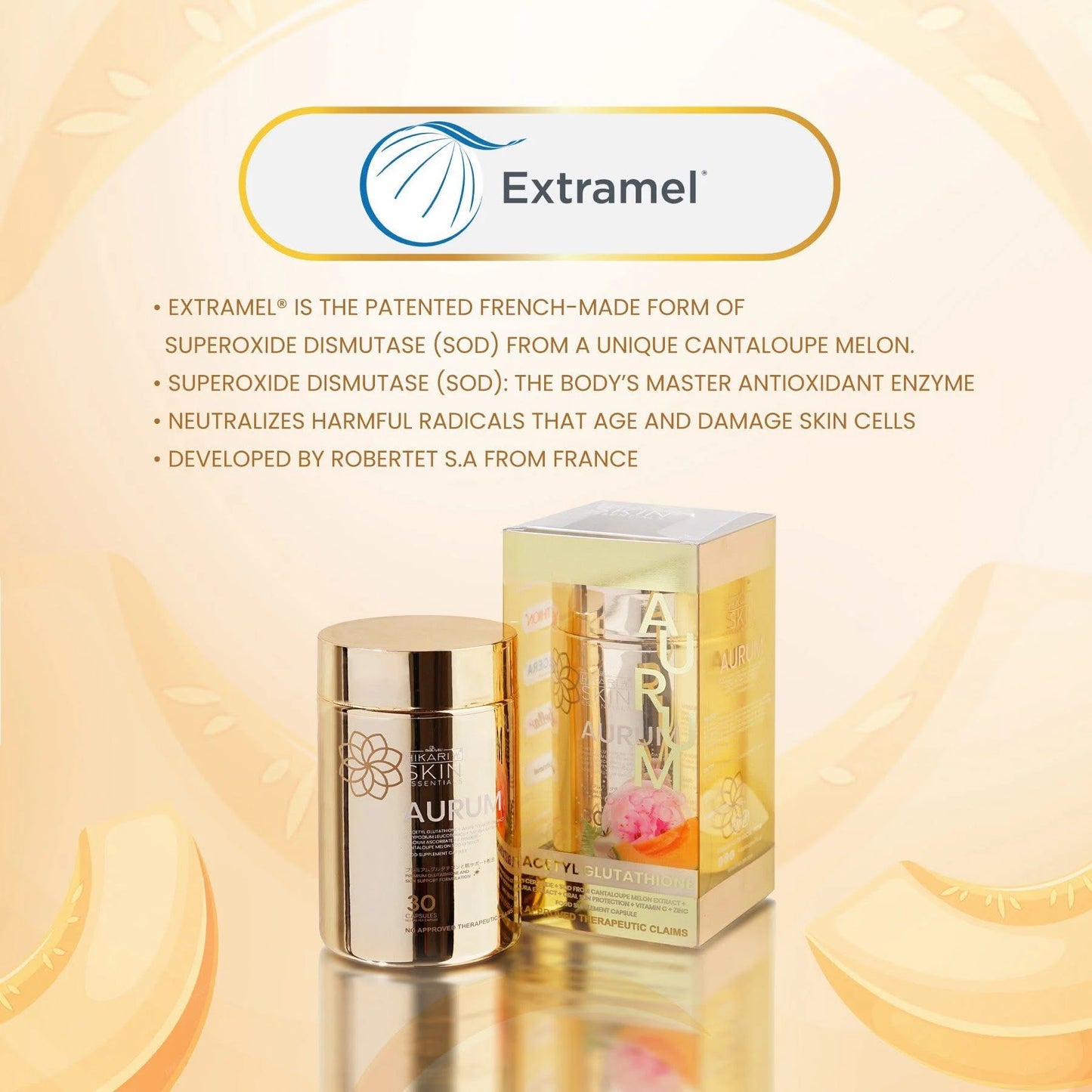 Hikari Skin essentials - AURUM Glutathione 30 caps