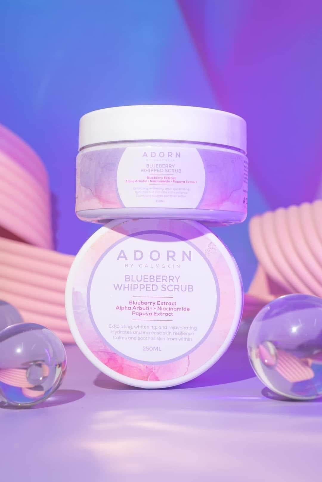 Adorn by. Calmskin Blueberry Whipped Scrub 250g