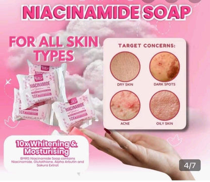 BMRS - NIACINAMIDE SOAP W/GLUTATHIONE 70g