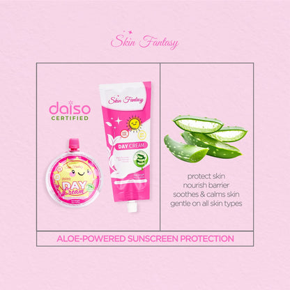 Skin Fantasy Day Cream - Daily Moisturizer & Whitening w/SPF30++ UVA/UVB with Aloe Vera -50g