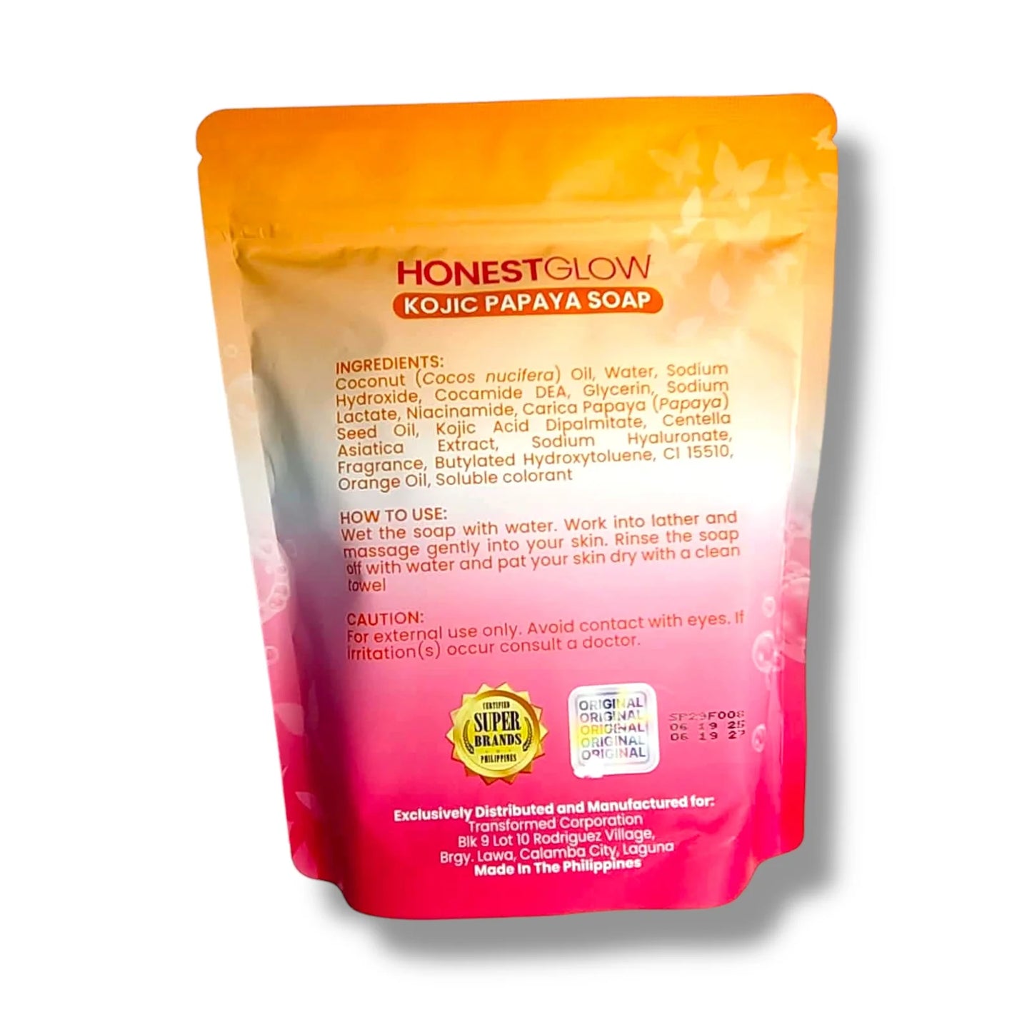 Honest Glow - Kojic Papaya soap 70g