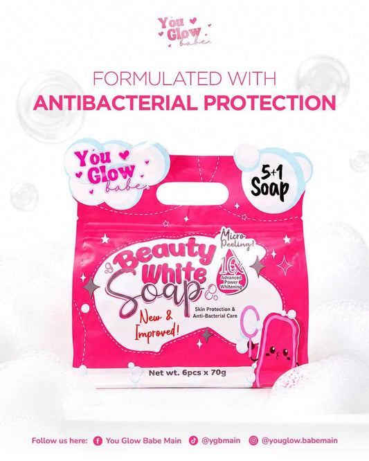 You glow babe -Beauty White soap / Sea Buckhorn with Snail Extract  (5x 70g)