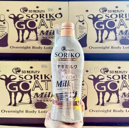 SORIKO - Goat milk lotion glutathione (White & Repair )- 500ml
