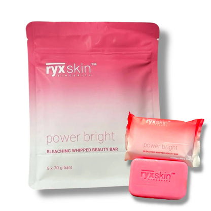RYXSKIN POWER BRIGHT BLEACHING WHIPPED BEAUTY BAR (5 x 70g /PACK)
