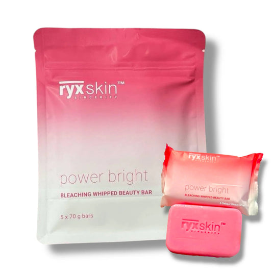 RYXSKIN POWER BRIGHT BLEACHING WHIPPED BEAUTY BAR (5 x 70g /PACK)
