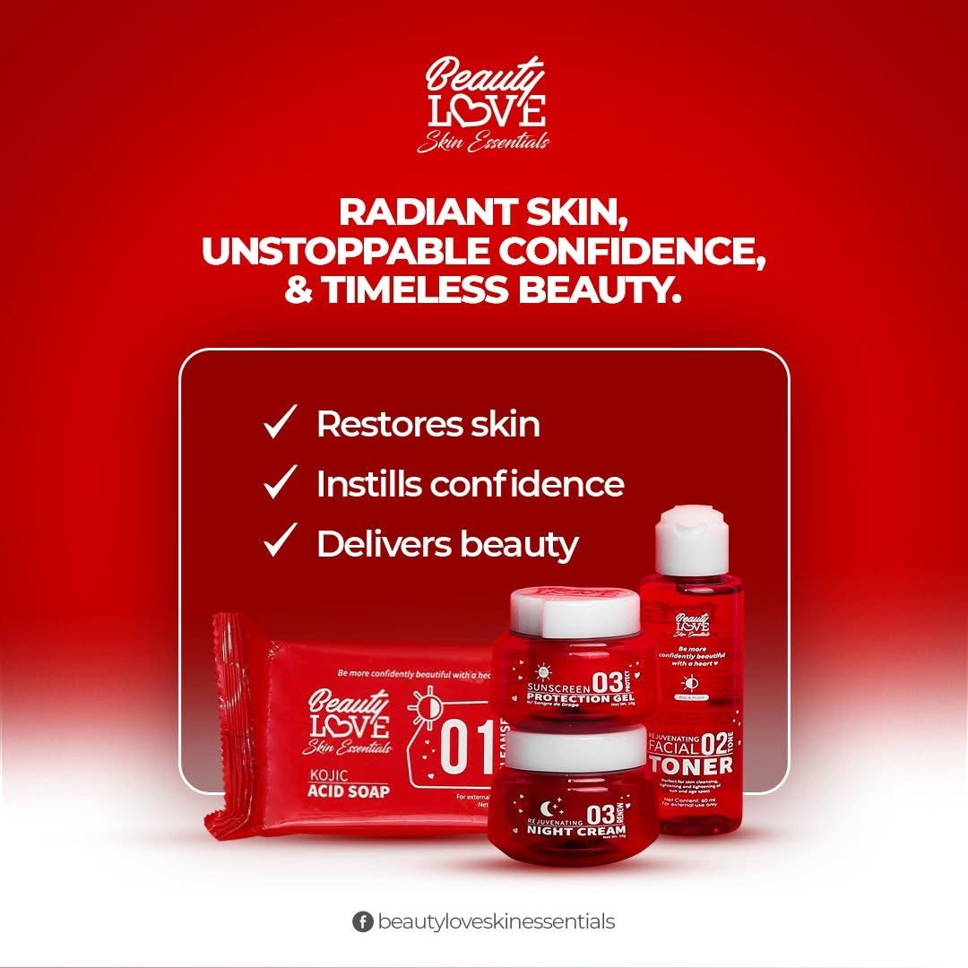 Beauty Love Skin Essentials - Rejuvenating Facial Set