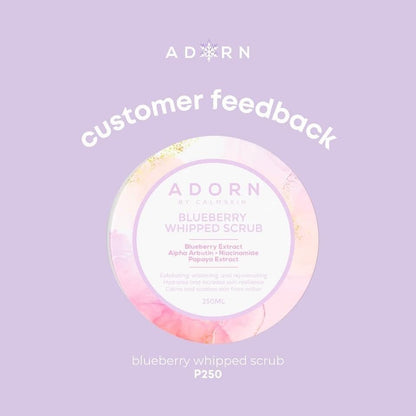 Adorn by. Calmskin Blueberry Whipped Scrub 250g