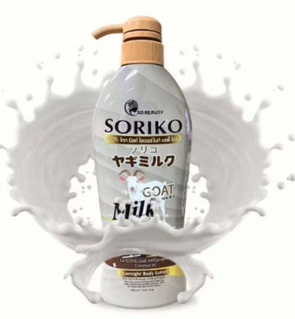 SORIKO - Goat milk lotion glutathione (White & Repair )- 500ml