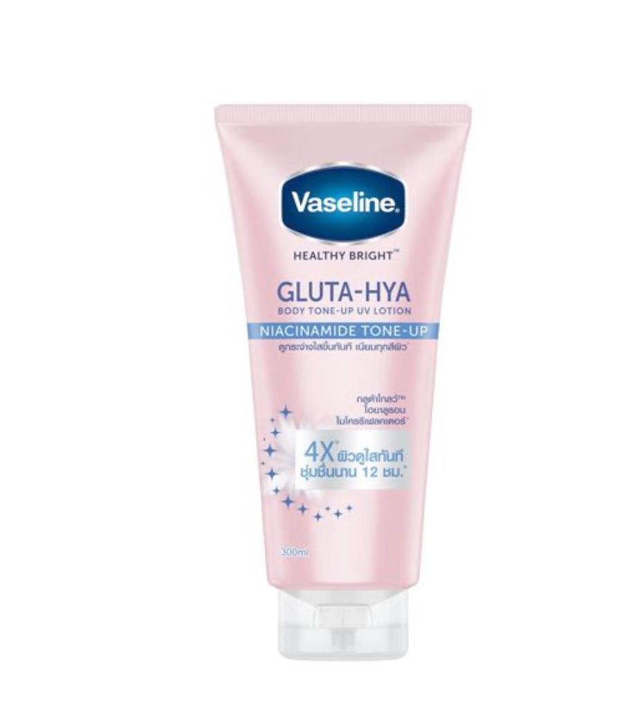 Vaseline 4X Healthy Bright Gluta - Hya Body Tone up UV Lotion Niacinamide Tone up 300ML