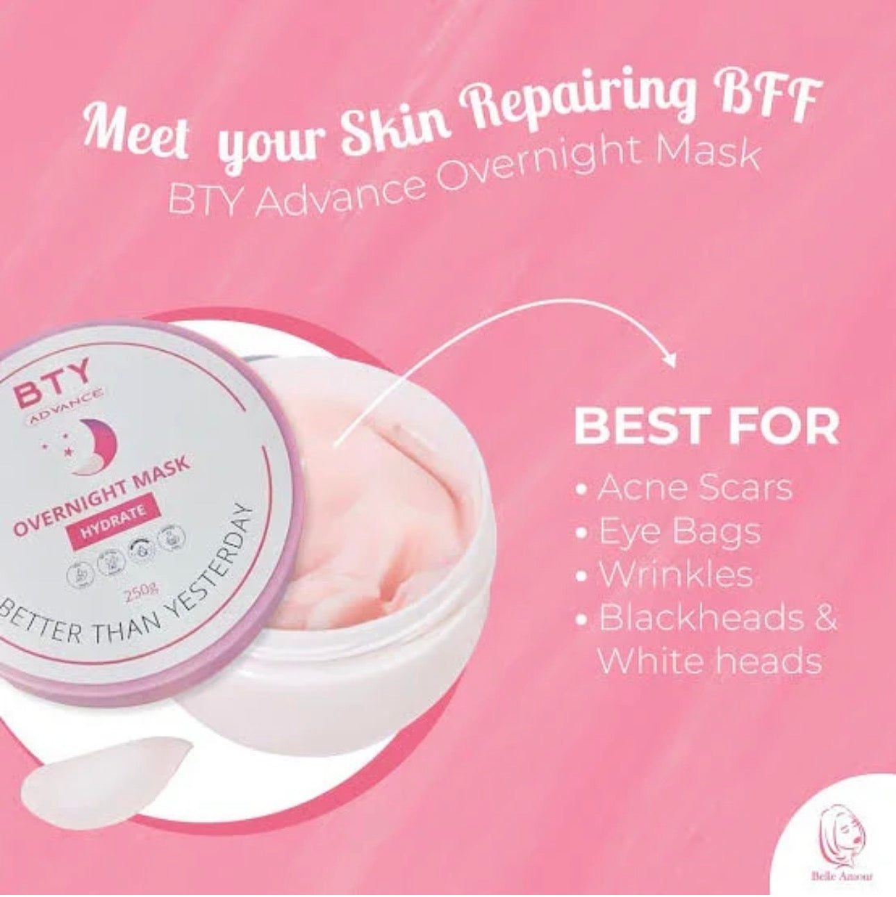 BTY ADVANCE - Overnight Mask Hydrate -250g