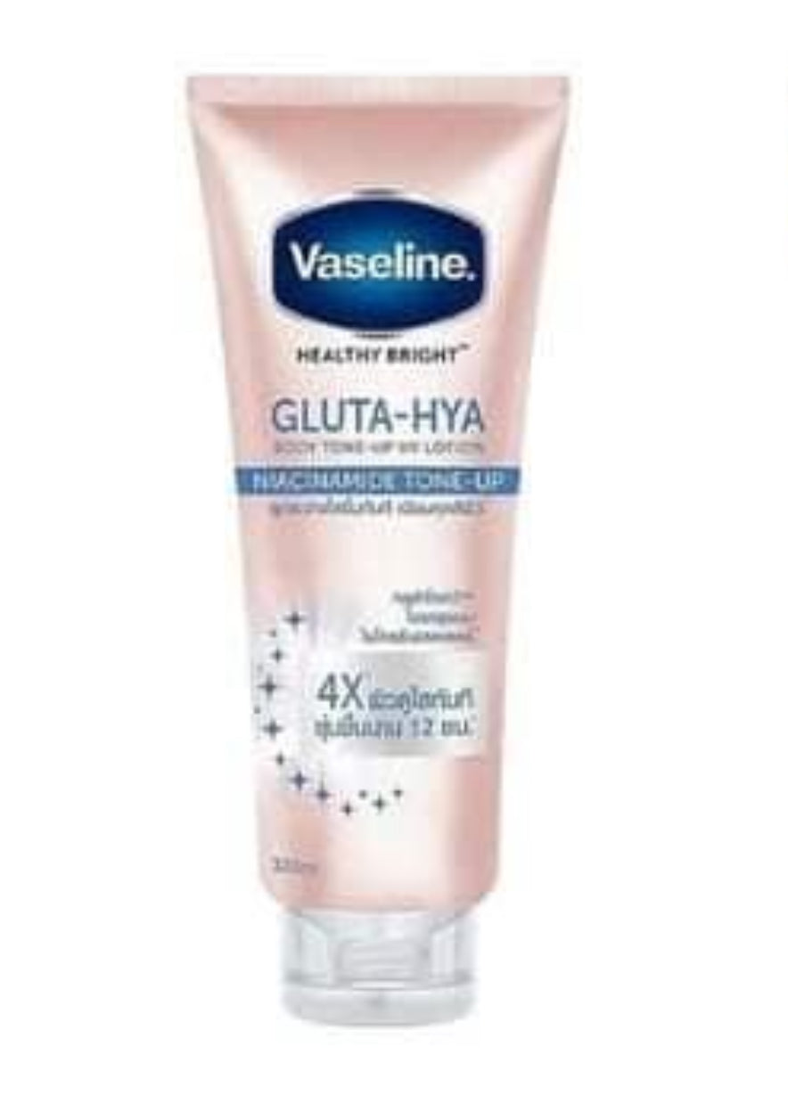 Vaseline 4X Healthy Bright Gluta - Hya Body Tone up UV Lotion Niacinamide Tone up 300ML