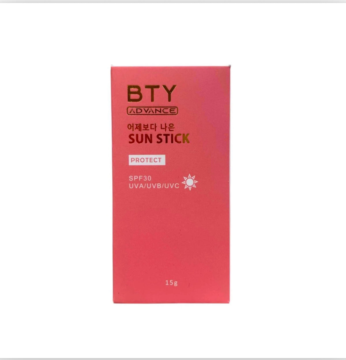 BTY ADVANCE Sun Stick Protect SPF30 UVA/UVB/UVC -15g Pocket Sun Shield