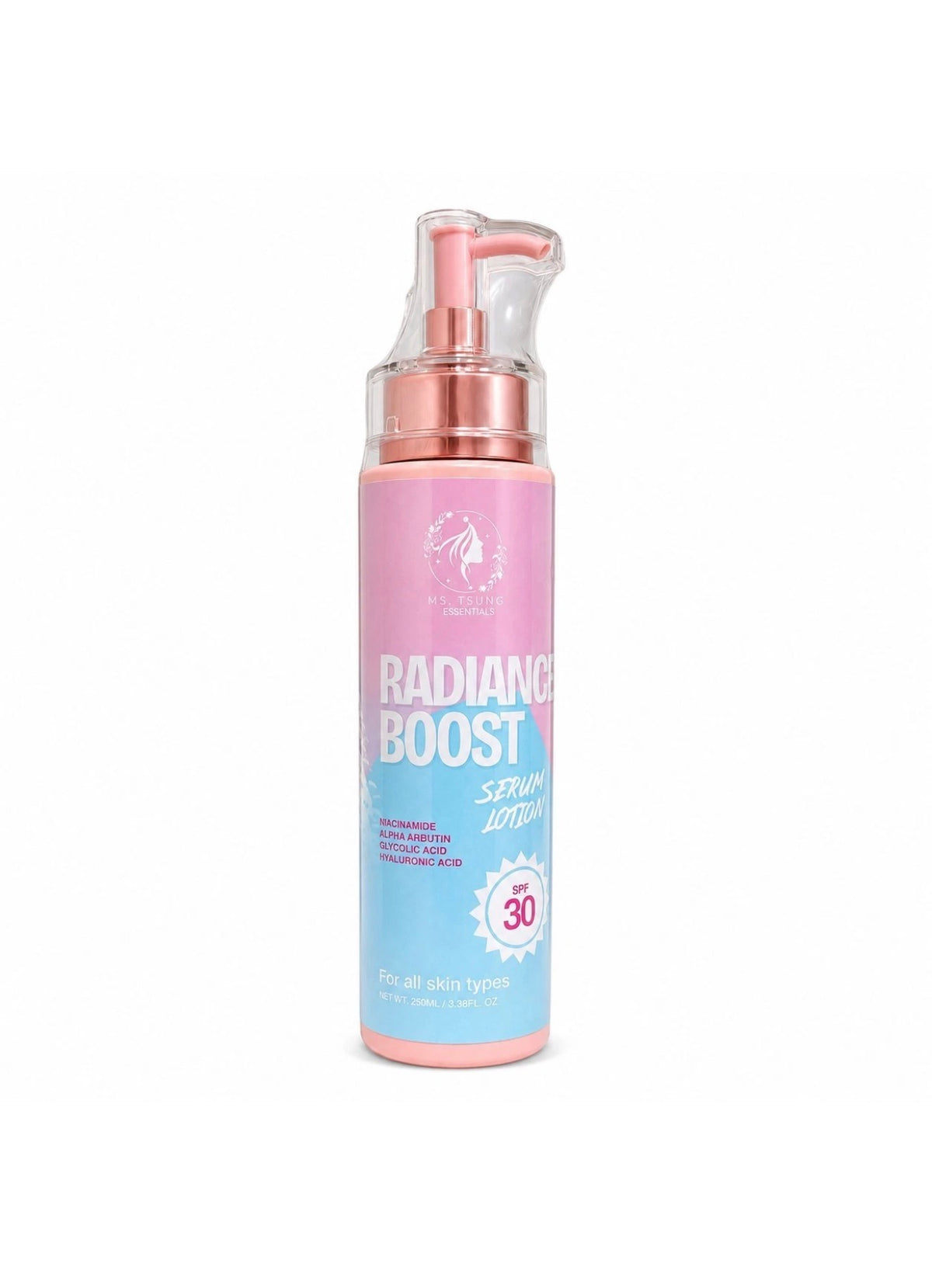 Ms Tsung Essentials Radiant Boost Serum Lotion SPF30 -250ML