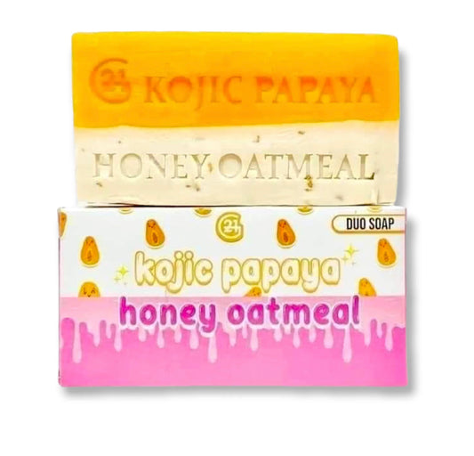 G21- Kojic Papaya & Honey Oatmeal Duo Soap