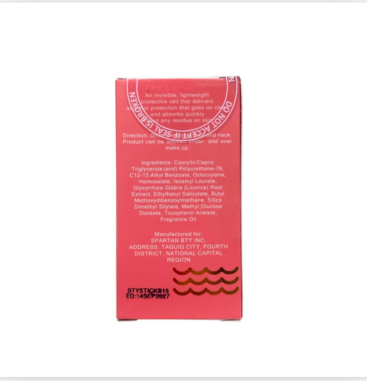BTY ADVANCE Sun Stick Protect SPF30 UVA/UVB/UVC -15g Pocket Sun Shield