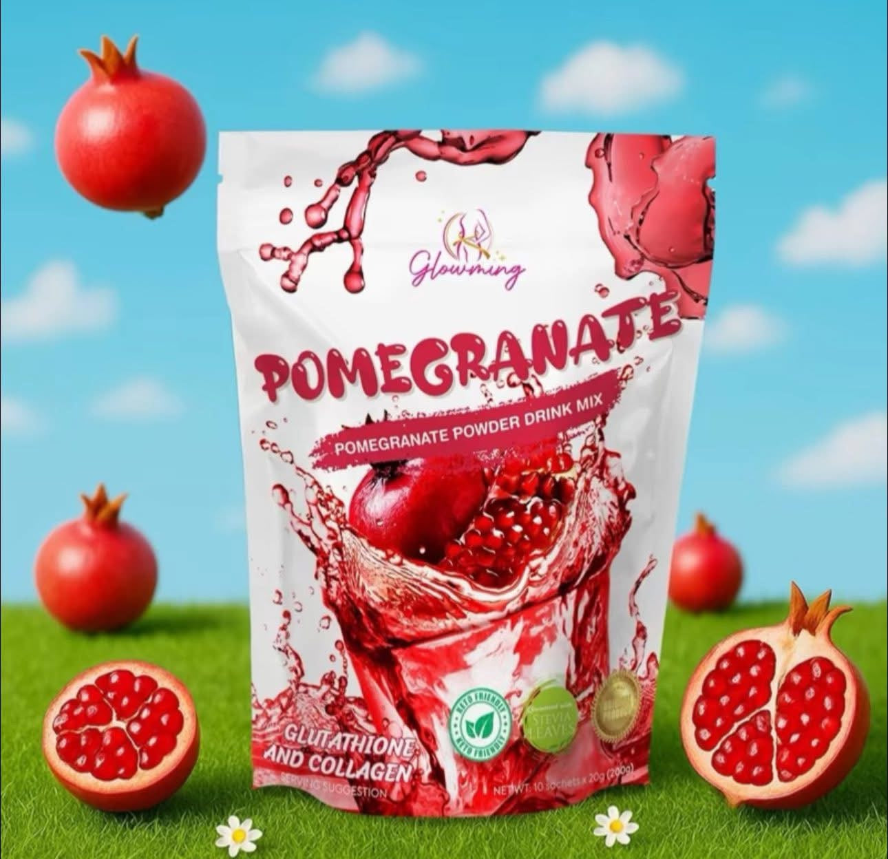Cris cosmetics Glowming Detox - Pomegranate juice 10 x 20g