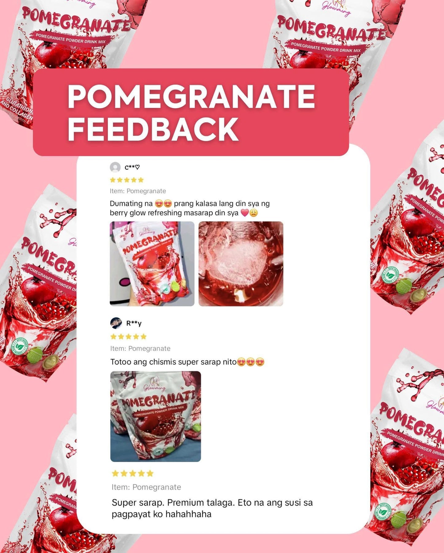 Cris cosmetics Glowming Detox - Pomegranate juice 10 x 20g