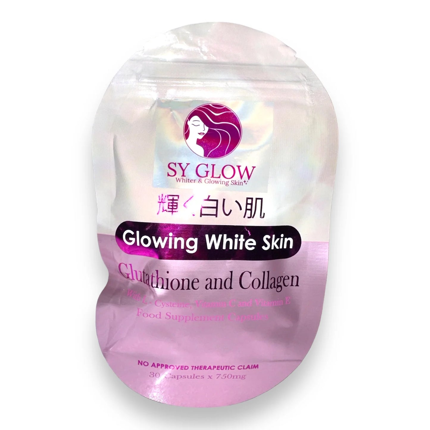 SY GLOW - Glowing White Skin GLUTA-COLLAGEN 30’s