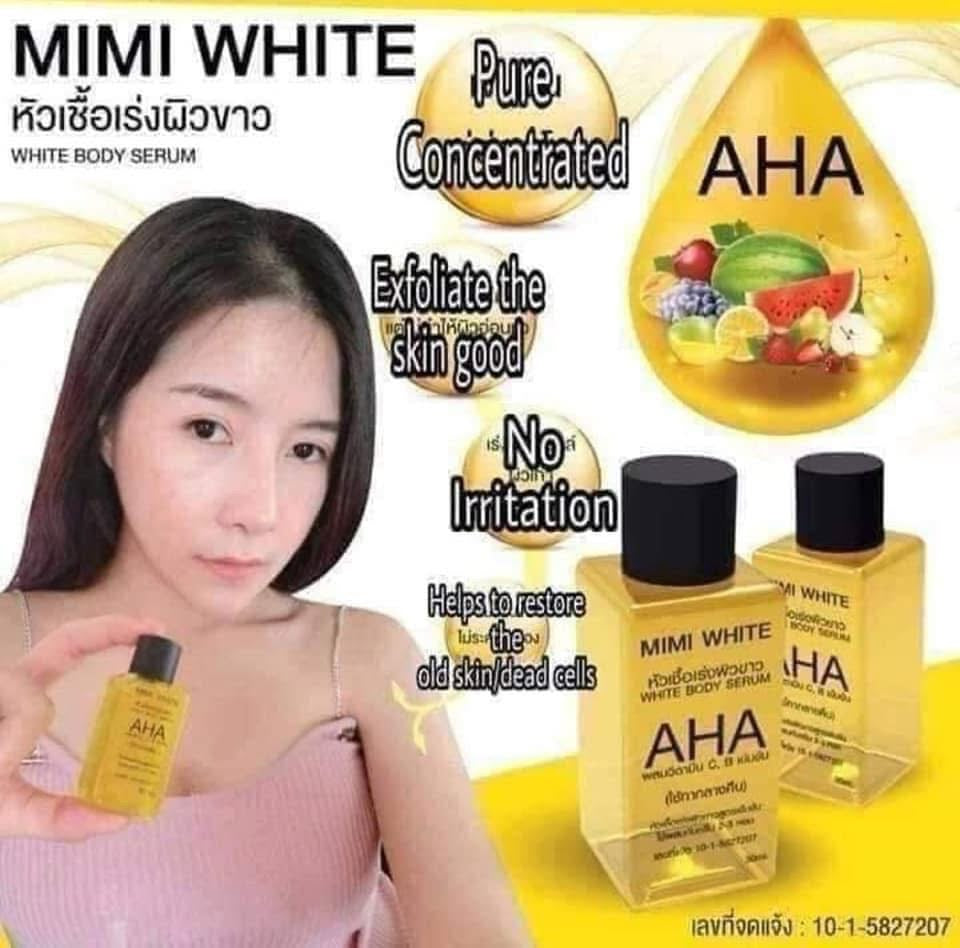 AHA MIMI WHITE BODY SERUM - 30ML