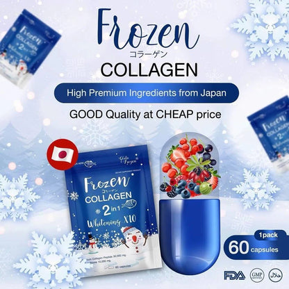 Frozen collagen 2in1 whitening 10x capsules