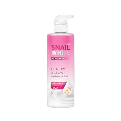 SNAIL WHITE BODY WASH- HEALTHY & GLOW NIACINAMIDE SUPEROX-C 100X (Pink) -500ml