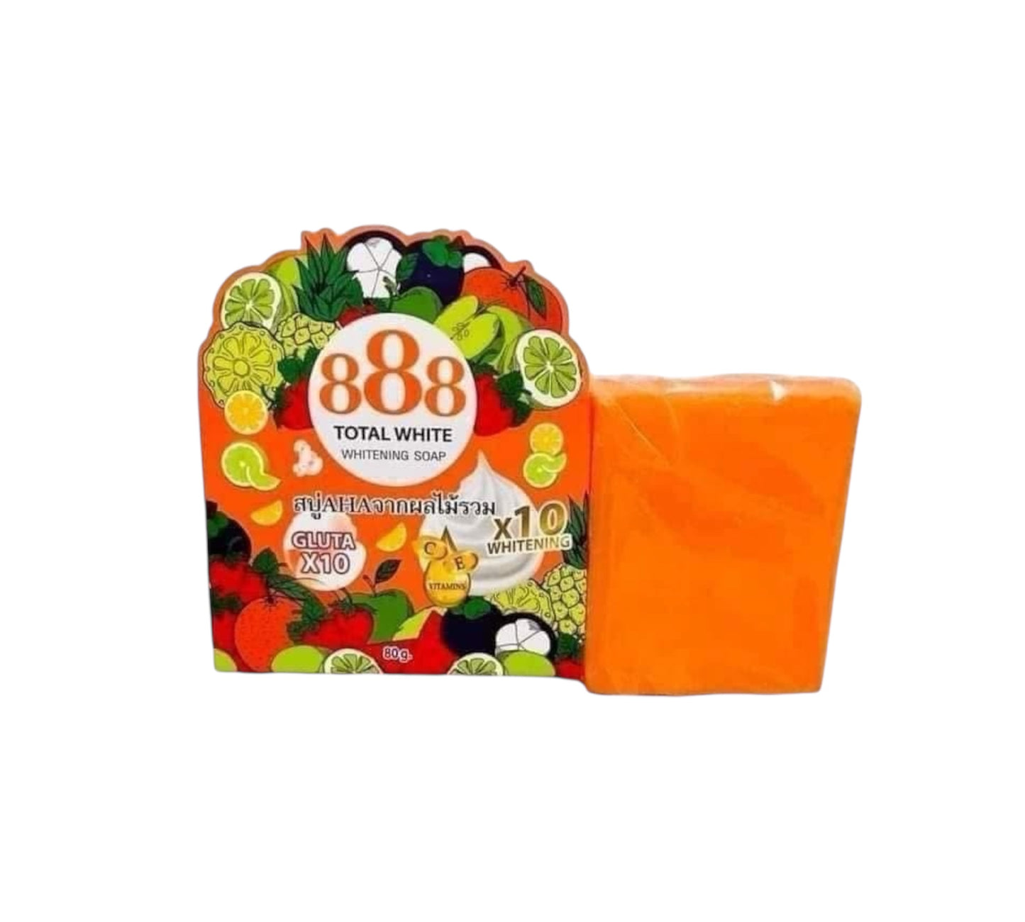 888 Total White Whitening soap