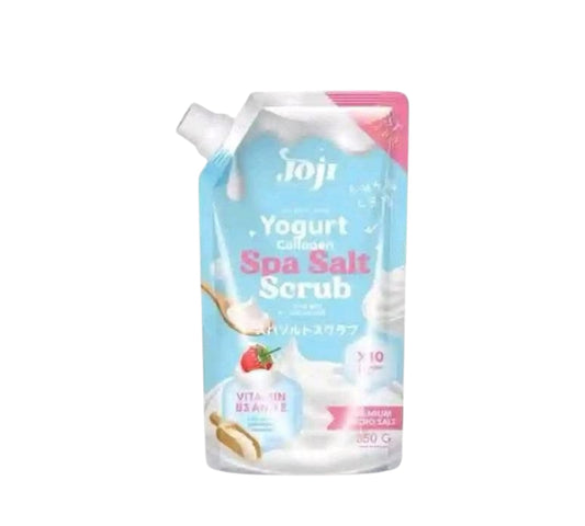 JOJI YOGURT COLLAGEN SPA SALT BODY SCRUB 350G