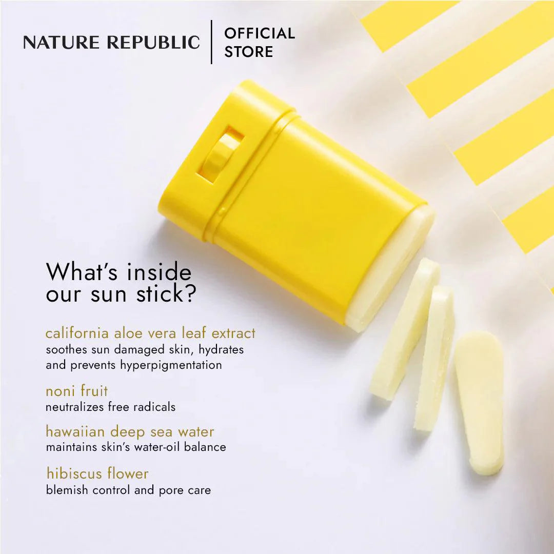 [Nature Republic] California Aloe Fresh Powdery Sun Stick SPF 50+ PA++++ 24g