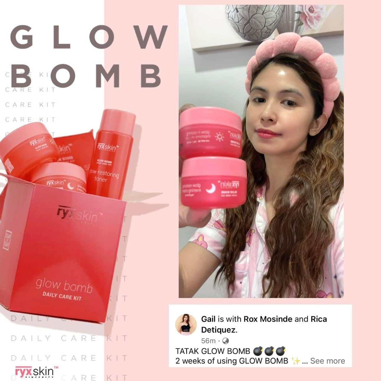 Ryxskin - Glow Bomb daily care kit