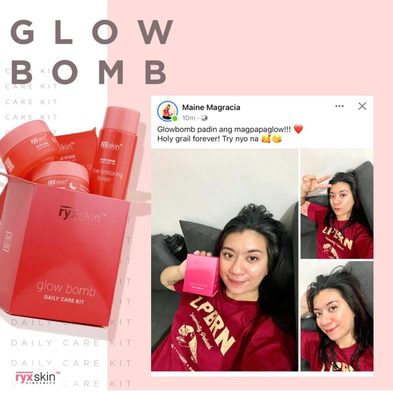 Ryxskin - Glow Bomb daily care kit