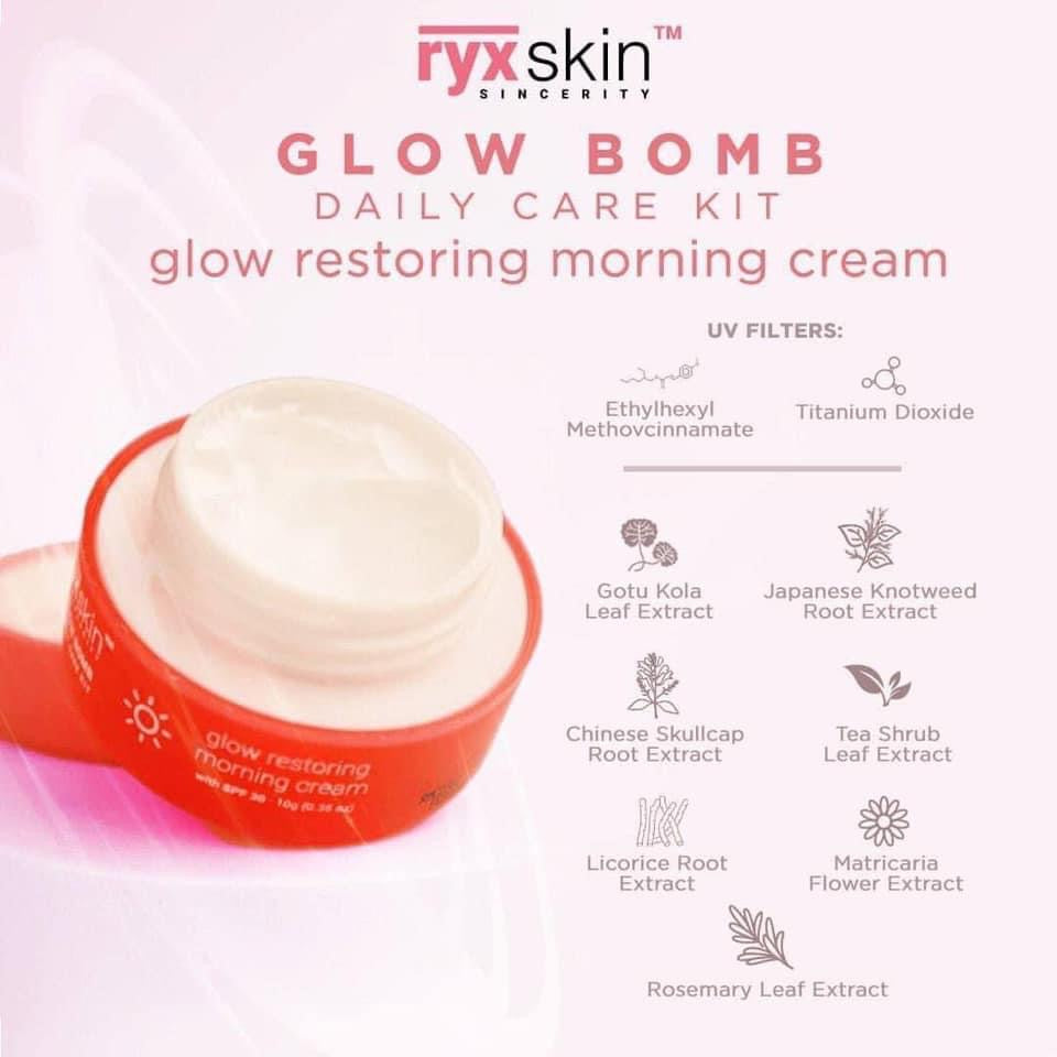 Ryxskin - Glow Bomb daily care kit