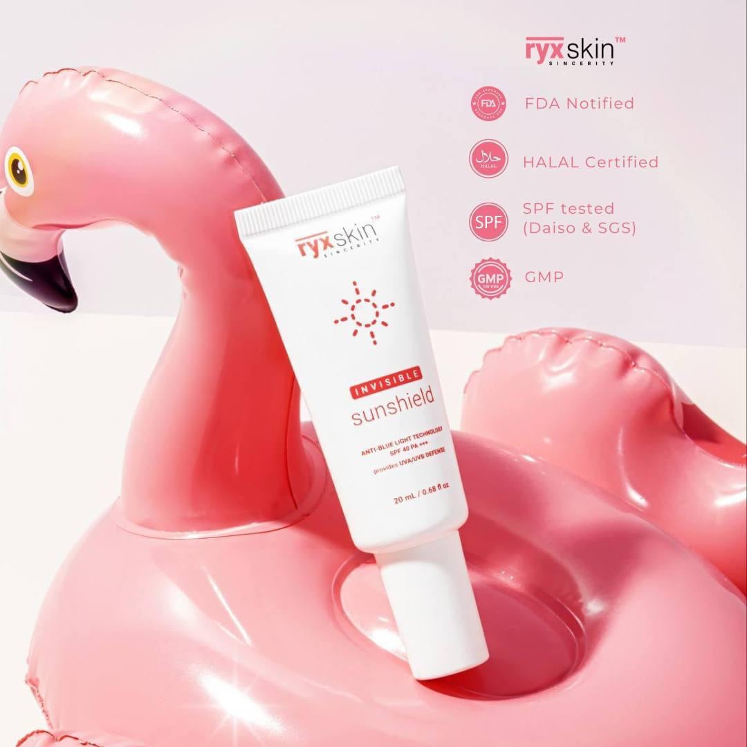 Ryxskin Invisible Sunshield/Sunscreen Spf40 PA+++ - 50ML